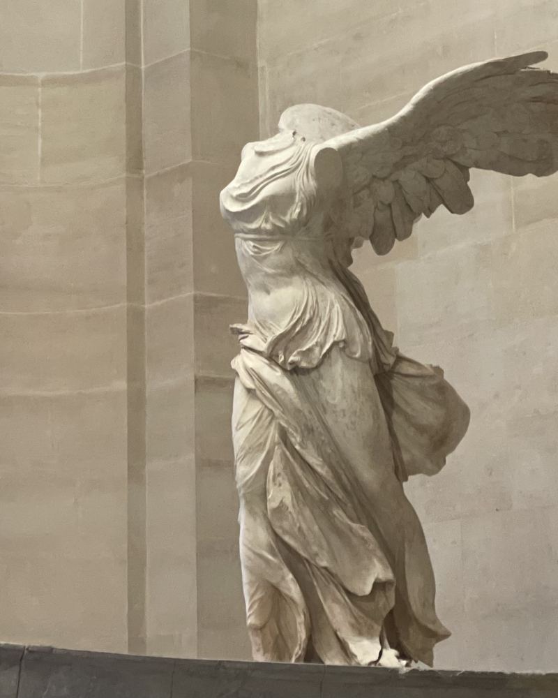 Winged Victory at the Louvre